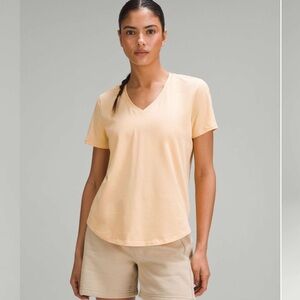 Lululemon Love V-Neck T-Shirt Summer Glow Size 6